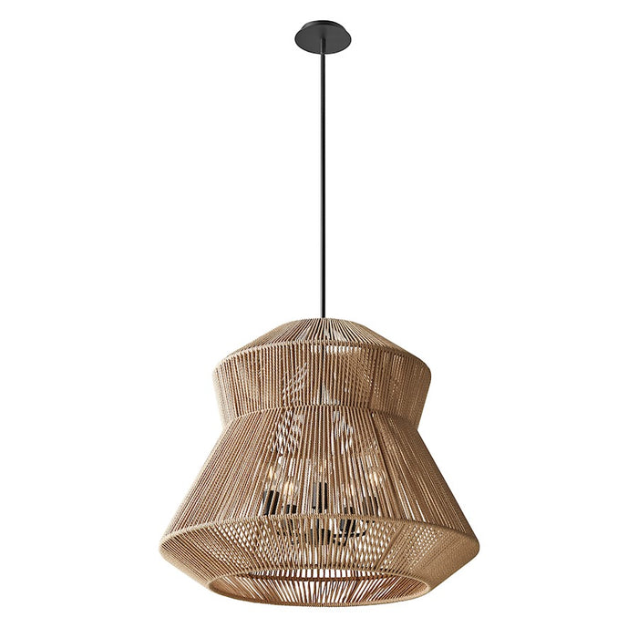 Justice Evolv Eco Nido 30" Tiered Trapezoid 5Lt Pendant, BK/Nat