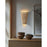 Justice Design Evolv Eco Nido ADA 2Lt Wall Sconce, Black/Natural