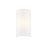 Justice Design Textile 1 Light Cylinder Wall Sconce, White/White - FAB-5945-WHTE