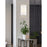Justice Design Textile 1 Light Cylinder Wall Sconce, White/White