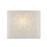 Justice Textile 1Lt Rectangle 12" Wall Sconce, White/Cream - FAB-8855-CREM