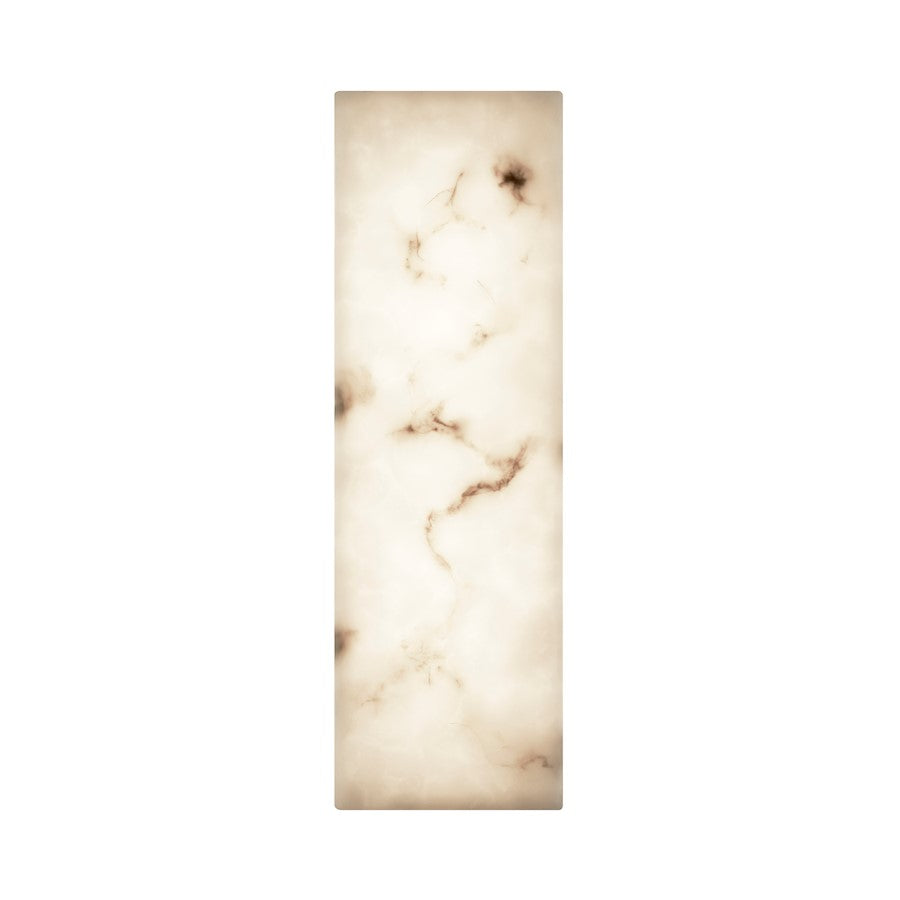 Justice Evolv LumenAria Medley 17" LED ADA Sconce, Brass/Alabaster - FAL-5410
