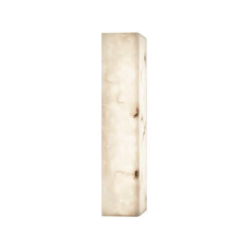 Justice Evolv LumenAria Medley 17" LED ADA Sconce, Brass/Alabaster