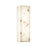 Justice Evolv LumenAria Medley 17" LED ADA Sconce, Brass/Alabaster
