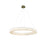 Justice LumenAria Medley LED 42" Ring Pendant, BR/Faux Alabaster - FAL-8226-BRSS