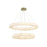 Justice Evolv LumenAria Medley 42" LED 2-T Ring Pendant, BS/AB - FAL-8228-BRSS