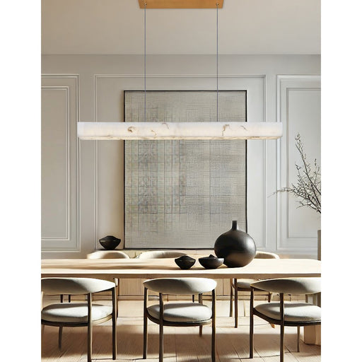 Justice Evolv LumenAria Medley 48" LED Linear Pendant, BS/AB