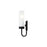 Justice Fusion Anchor 1Lt Cylinder Sconce, Black/Clear Frosted