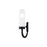 Justice Fusion Anchor 1Lt Cylinder Sconce, Black/Clear Frosted