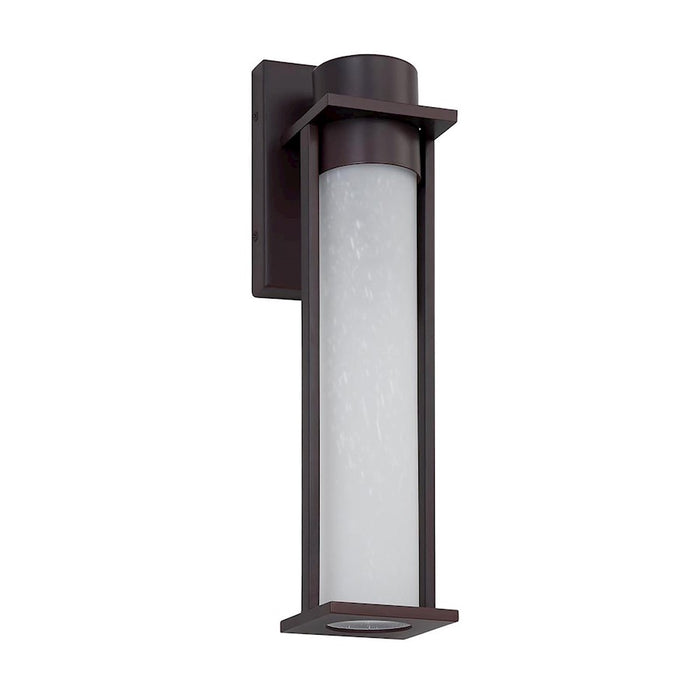 Justice Design Wooster LED 15" Outdoor Sconce, Etched/Black