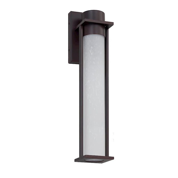 Justice Design Wooster LED 19" Outdoor Sconce, Etched/Black