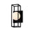 Justice Design Float LED Small Outdoor Sconce, Opal/Black - FSN-7182W-OPAL-MBLK