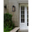 Justice Fusion Edgeworth Rec 16" Outdoor Sconce, Black/Clear