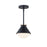 Justice Fusion Ravelle Cone 8" Out Pendant, BK/BR Ring/OP - FSN-7685W-OP-MBBR