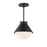 Justice Fusion Ravelle Cone 10" Out Pendant, BK/BR Ring/OP - FSN-7686W-OP-MBBR