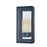 Justice Fusion Briarwood 2Lt Rec Outdoor Sconce, Black/Clear