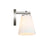 Justice Design Alpino 1 Light Wall Sconce, Opal/Nickel