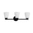 Justice Design Alpino 3 Light Bath Bar, Opal/Matte Black