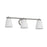 Justice Design Alpino 3 Light Bath Bar, Opal/Brushed Nickel