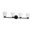 Justice Design Alpino 4 Light Bath Bar, Opal/Matte Black