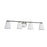 Justice Design Alpino 4 Light Bath Bar, Opal/Brushed Nickel