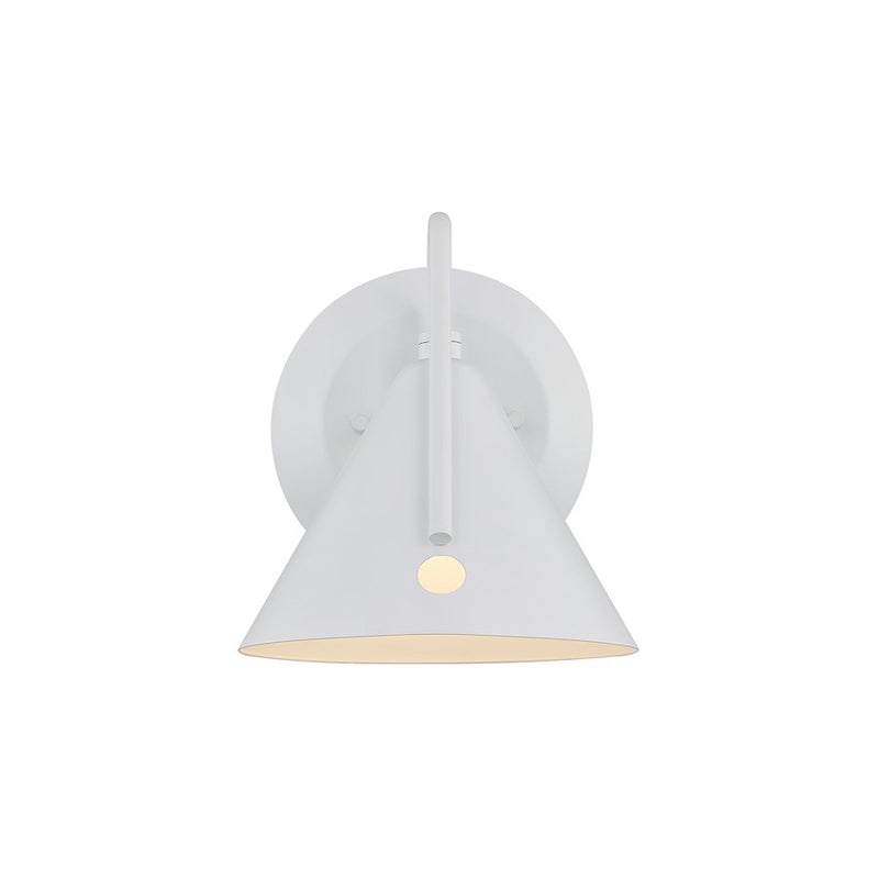 Justice Design Evolv Zag 1Lt LED Wall Sconce, White/White