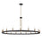 Justice Design Clayton 60" 1 Tier 18Lt Chandelier, Black/Brass - NSH-8046-MBBR