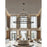 Justice Design Clayton 60" 3 Tier 45Lt Chandelier, Black/Brass