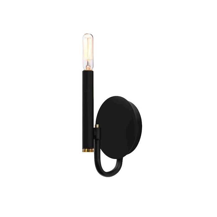 Justice Design Evolv Bedford ADA 1Lt Wall Sconce, Black - NSH-8181-MBBR