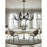 Justice Design Evolv Bedford 32" 2-Tier 12Lt Chandelier, Black