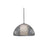 Justice Evolv Dilston 24" 3Lt Dome Pendant, Bronze/Cream Linen