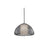 Justice Evolv Dilston 24" 3Lt Dome Pendant, Bronze/Cream Linen
