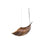 Justice Evolv Palmera 30" Curved Leaf Pendant, Bronze/Gold Leaf