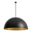 Justice Design Evolv Elias 47" 8Lt Dome Pendant, Black/Metal - NSH-9847-CBGD