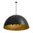 Justice Design Evolv Elias 47" 8Lt Dome Pendant, Black/Metal