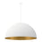 Justice Design Evolv Elias 47" 8Lt Dome Pendant, White/Metal - NSH-9847-MTGD