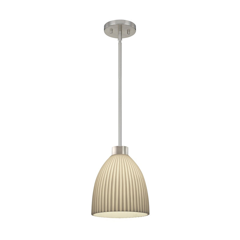 Justice Evolv Porcelina Impala 11" CV Pendant, NK - PNA-8814-18-PLET-NCKL-RIGID
