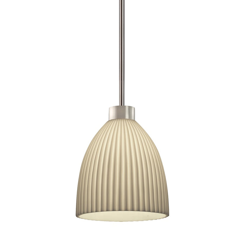 Justice Evolv Porcelina Impala 18" CV Pendant, NK - PNA-8844-18-PLET-NCKL-RIGID
