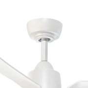 Haus Appeal Alden 42in 3-Blade Smart Ceiling Fan | Modern White with Light Kit | Living Room & Bedroom | 42.375 x 42.375 x 12.75 in | Model CF72942-WH