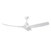 Haus Appeal Langley 60in 3-Blade Ceiling Fan | Modern White Steel and Wood Blades | Living Room & Bedroom | 6172 CFM Damp | Model CF77860-WH