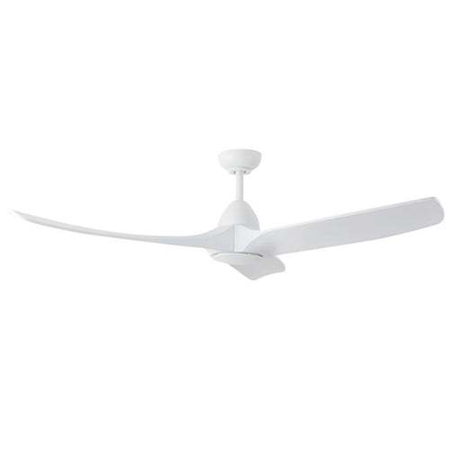 Haus Appeal Langley 60in 3-Blade Ceiling Fan | Modern White Steel and Wood Blades | Living Room & Bedroom | 6172 CFM Damp | Model CF77860-WH
