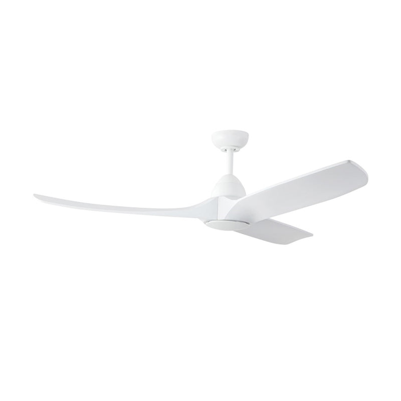 Haus Appeal Langley 60in 3-Blade Ceiling Fan | Modern White Steel and Wood Blades | Living Room & Bedroom | 6172 CFM Damp | Model CF77860-WH