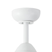 Haus Appeal Langley 60in 3-Blade Ceiling Fan | Modern White Steel and Wood Blades | Living Room & Bedroom | 6172 CFM Damp | Model CF77860-WH