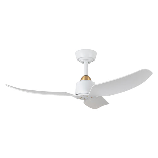 Haus Appeal Alden 42in 3-Blade Ceiling Fan | Modern Brushed Gold and Matte White | Living Room & Bedroom | Model CF92942-BG-WH