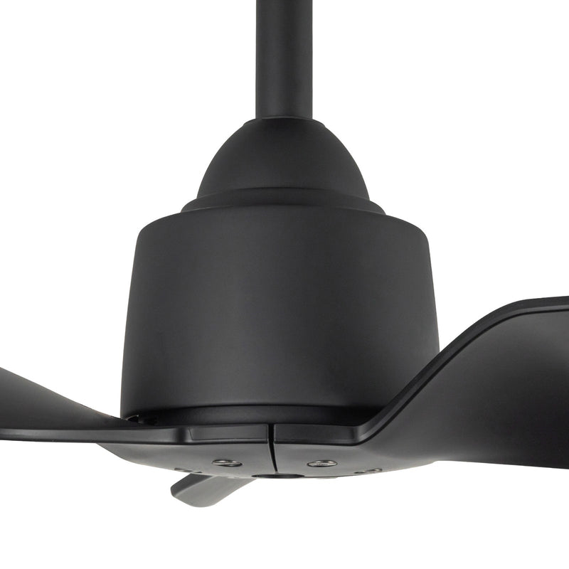 Haus Appeal Alden 42in 3-Blade Ceiling Fan | Modern Matte Black Aluminum and Steel | Living Room & Bedroom | Model CF92942-MB