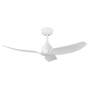Haus Appeal Alden 42in 3-Blade Ceiling Fan | Modern White Aluminum and ABS | Bedroom & Living Room | 42.375 x 42.375 x 12.75 in | Model CF92942-WH