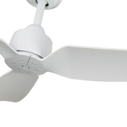 Haus Appeal Alden 42in 3-Blade Ceiling Fan | Modern White Aluminum and ABS | Bedroom & Living Room | 42.375 x 42.375 x 12.75 in | Model CF92942-WH
