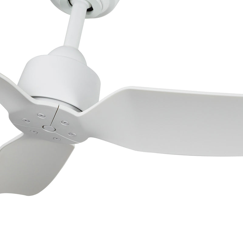 Haus Appeal Alden 42in 3-Blade Ceiling Fan | Modern White Aluminum and ABS | Bedroom & Living Room | 42.375 x 42.375 x 12.75 in | Model CF92942-WH