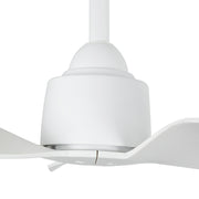 Haus Appeal Alden 42in 3-Blade Ceiling Fan | Modern White Aluminum and ABS | Bedroom & Living Room | 42.375 x 42.375 x 12.75 in | Model CF92942-WH