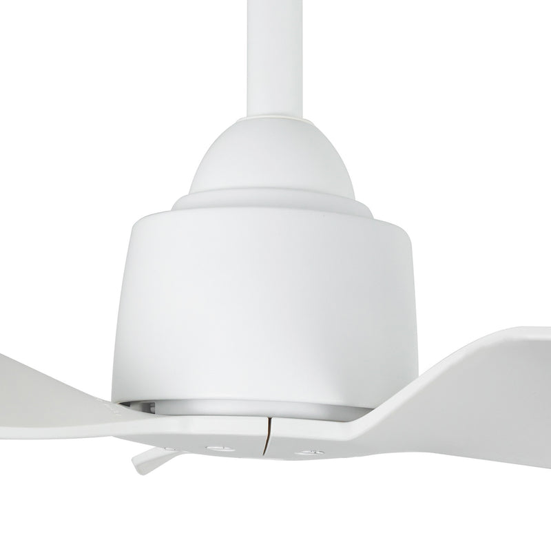 Haus Appeal Alden 42in 3-Blade Ceiling Fan | Modern White Aluminum and ABS | Bedroom & Living Room | 42.375 x 42.375 x 12.75 in | Model CF92942-WH